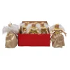 ANGEL ORN. 7″ CHAMPAGNE/GOLD 9PC/DISPLAY BOX