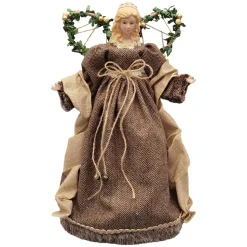 ANGEL TREE TOP 16″ BROWN