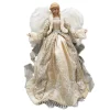ANGEL TREE TOP 16″ CHAMPAGNE/SILVER