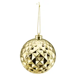 BALL DIAMOND CUT 120MM SHINY LIGHT GOLD