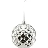 BALL DIAMOND CUT 120MM SHINY SILVER