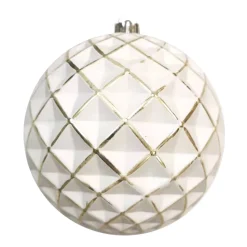 BALL DIAMOND LOOK 120MM WHITE/ GOLD