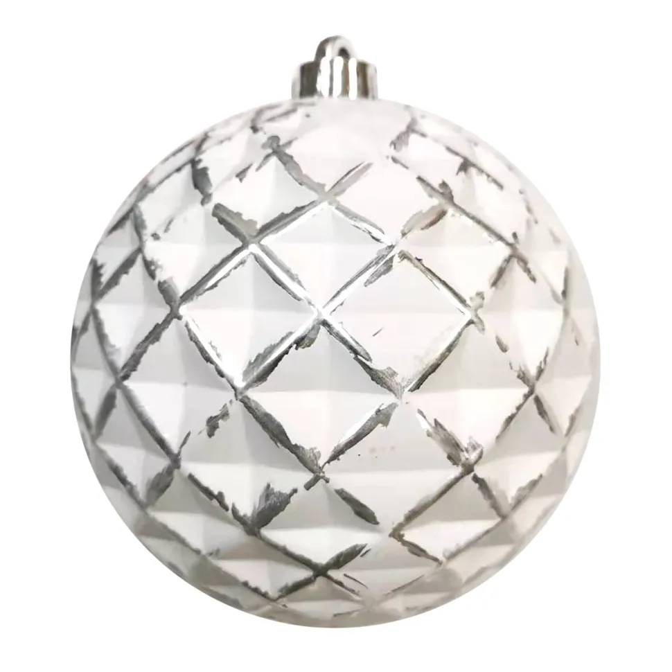 BALL DIAMOND LOOK 120MM WHITE/ SILVER