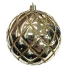 BALL DIAMOND PT. 100MM SHINY GOLD W/ GOLD GLTR.