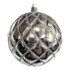 BALL DIAMOND PT. 100MM SHINY SILVER W/ SILVER GLTR.