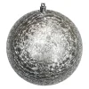 BALL EMBOSSED 150MM MATT SILVER
