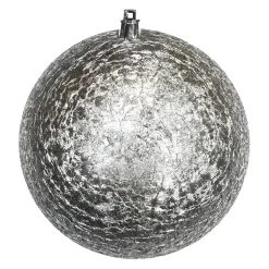 BALL EMBOSSED 150MM MATT SILVER