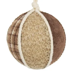 BALL FABRIC BROWN /NAT. /PLAID 3.5″