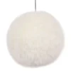 BALL FABRIC FUR 3″ WHITE