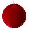 BALL FABRIC VELVET 4.5″ BURGUNDY