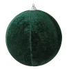 BALL FABRIC VELVET 4.5″ DARK GREEN