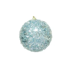 BALL GLITTER & ICE 90MM ICE BLUE