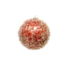 BALL GLITTER & ICE 90MM RED