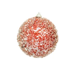 BALL GLITTER & ICE 110MM RED