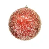 BALL GLITTER & ICE 150MM RED