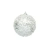 BALL GLITTER & ICE 90MM SILVER