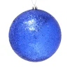 BALL GLITTER 125MM BLUE MIDNIGHT