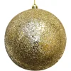 BALL GLITTER 120MM CHAMPAGNE