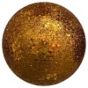 BALL GLITTER 100MM COPPER