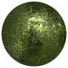 BALL GLITTER 100MM DARK GREEN