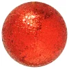 BALL GLITTER 150MM RED