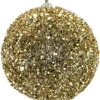 BALL GLITTER-3D 105MM CHAMPAGNE