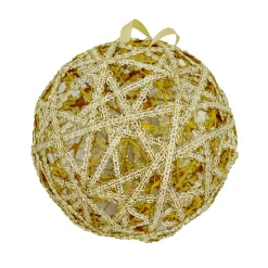 BALL GOLD SEQUIN ROPE 5″ CLEAR/CHAMPAGNE