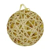 BALL GOLD SEQUIN ROPE 6″ CLEAR/ CHAMPAGNE