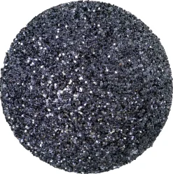 BALL ICE BEAD & GLITTER 100MM BLACK