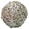 BALL METAL WIRE/ YARN 120MM CHAMPAGNE SEQUIN & GLITTER