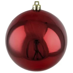 BALL 90MM SHINY CRANBERRY