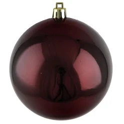 BALL 90MM SHINY BURGUNDY