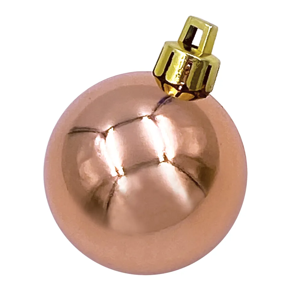 BALL 90MM SHINY NEW COPPER