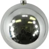 BALL 150MM/6″ SHINY SILVER