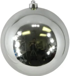 BALL 150MM/6″ SHINY SILVER