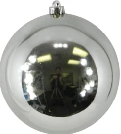 BALL 250MM/10″ SHINY SILVER