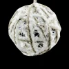 BALL NATURAL HEMP 4″ WHITE COTTON W/GLTR