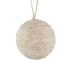 BALL NATURAL JUTE 4″ FROSTED