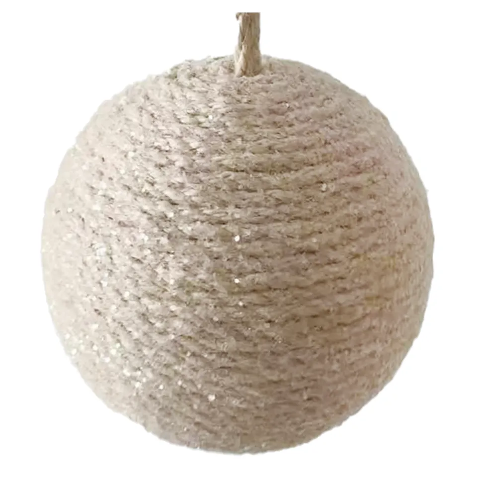BALL NATURAL ROPE 4″ FROSTED