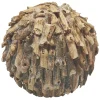 BALL NATURAL TWIG LOOK 6.5″ NATURAL FROSTED