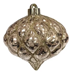 BALL ONION 4.5″ SHINY ROSE GOLD DIAMOND PT. W/ RG GLTR.