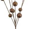 BALL SPRAY 16″ BROWN GLITTER