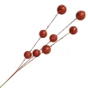 BALL SPRAY 25″ RED GLITTER