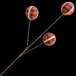 BALL SPRAY 30″ RED/BLK PLAID