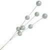 BALL SPRAY 25″ SILVER GLITTER