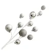 BALL SPRAY 23″X11 SILVER SHINY/ MATT / GLITTER