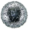 BALL VINTAGE ICE GLITTER 120MM PEWTER