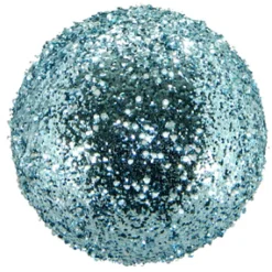 BALL VINTAGE ICE GLITTER 120MM ICE BLUE