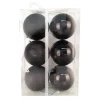 BALLS BOXED 6PC 100MM BLACK SHINY/ MATT