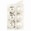 BALLS BOXED 12PC 60MM SILVER SHINY/ MATT